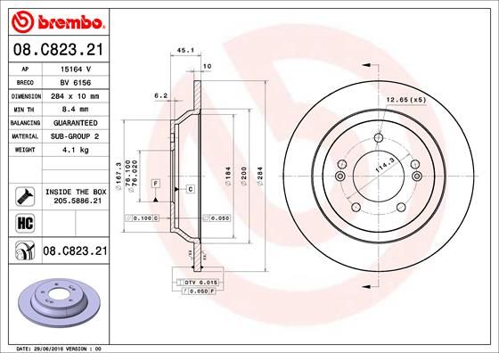 BREMBO Kočioni disk