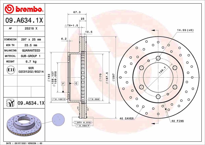 BREMBO Disk ploča