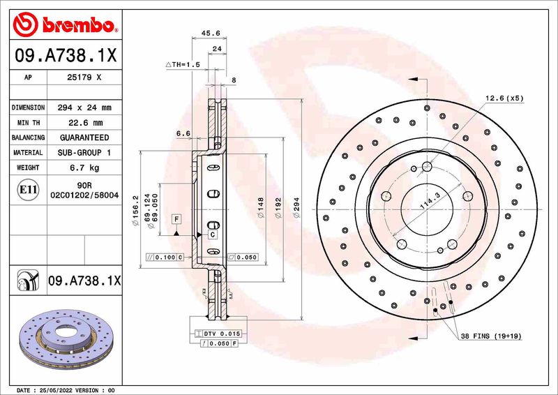 BREMBO Disk ploča