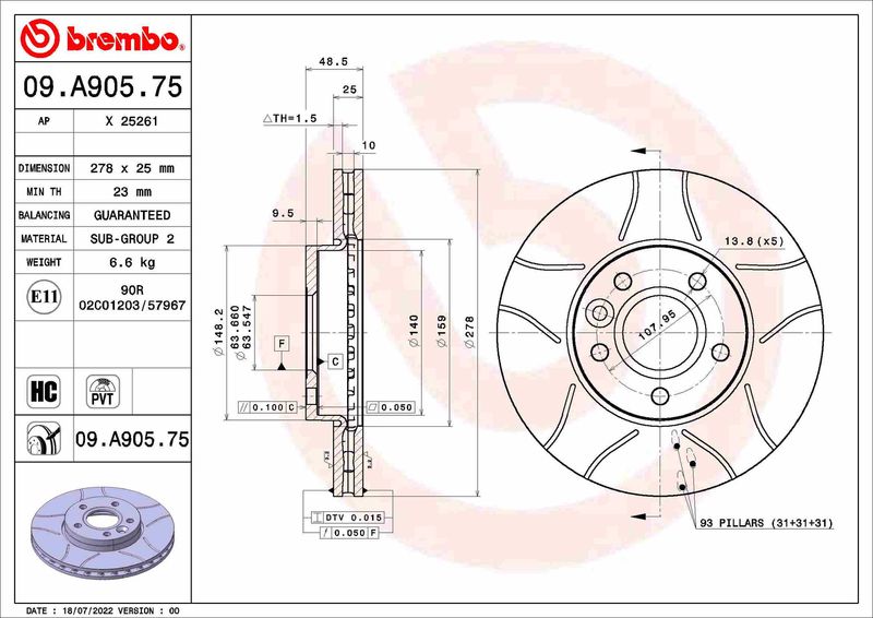BREMBO Disk ploča