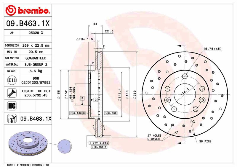 BREMBO Disk ploča