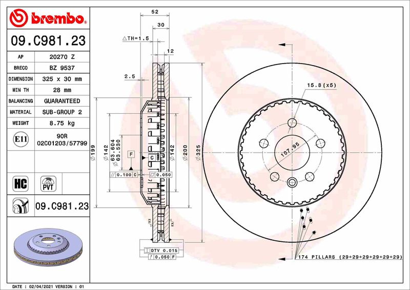 BREMBO Disk ploča