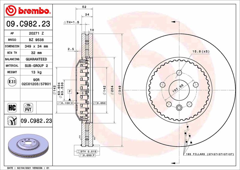 BREMBO Disk ploča