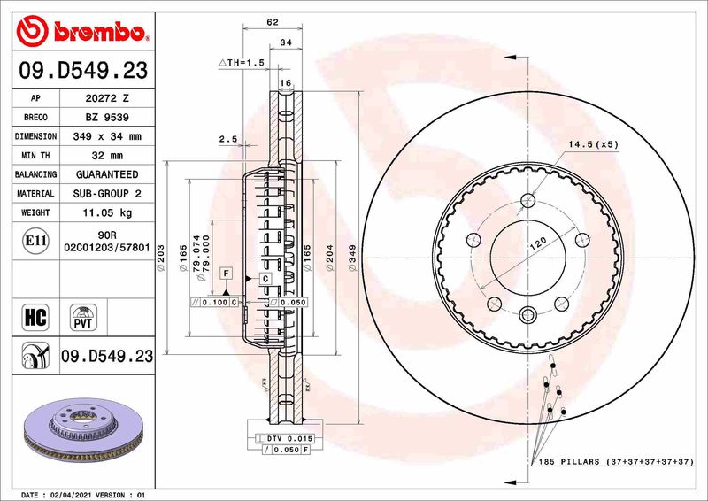 BREMBO Disk ploča
