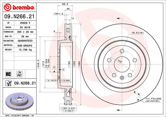 BREMBO Kočioni disk