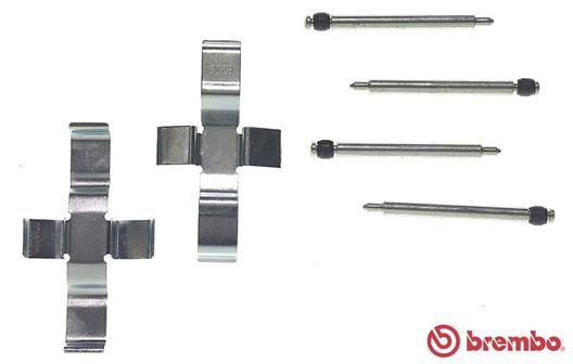 BREMBO Komplet dodatne opreme, obloga disk-kočnice