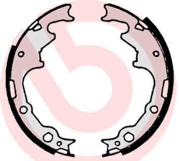 BREMBO Komplet kočionih papuča