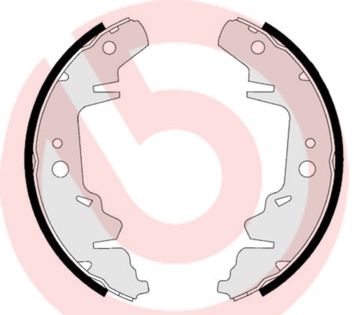 BREMBO Komplet kočionih papuča