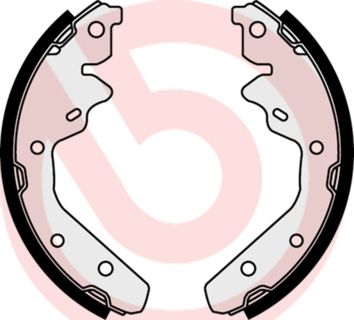 BREMBO Komplet kočionih papuča