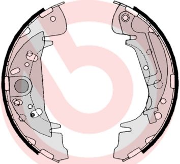 BREMBO Komplet kočionih papuča