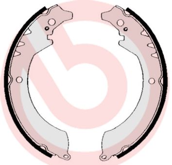 BREMBO Komplet kočionih papuča