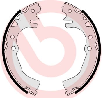 BREMBO Komplet kočionih papuča