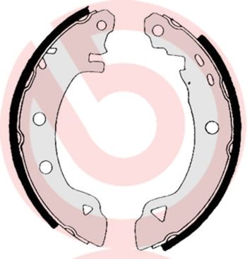 BREMBO Komplet kočionih papuča