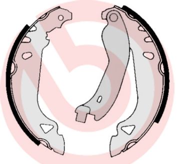 BREMBO Komplet kočionih papuča