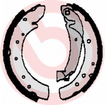 BREMBO Komplet kočionih papuča