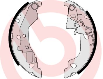 BREMBO Komplet kočionih papuča