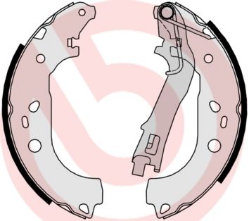 BREMBO Komplet kočionih papuča