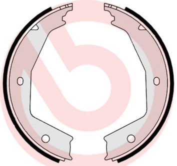 BREMBO Komplet kočionih papuča, parkirna kočnica