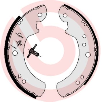 BREMBO Komplet kočionih papuča