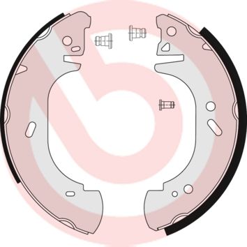 BREMBO Komplet kočionih papuča