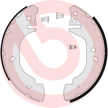 BREMBO Komplet kočionih papuča