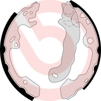 BREMBO Komplet kočionih papuča