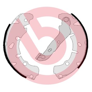 BREMBO Komplet kočionih papuča