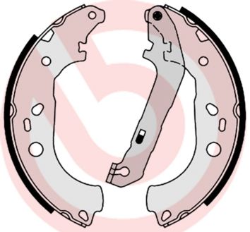 BREMBO Komplet kočionih papuča