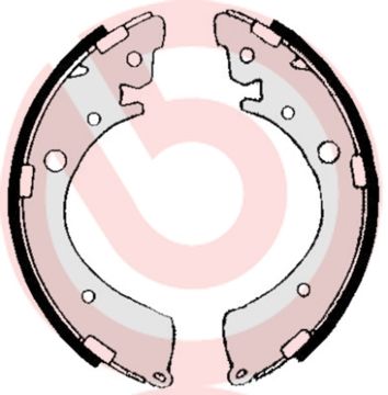 BREMBO Komplet kočionih papuča