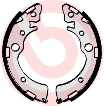 BREMBO Komplet kočionih papuča