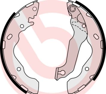 BREMBO Komplet kočionih papuča