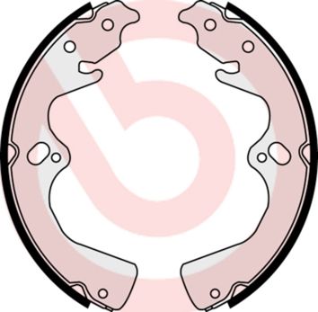 BREMBO Komplet kočionih papuča