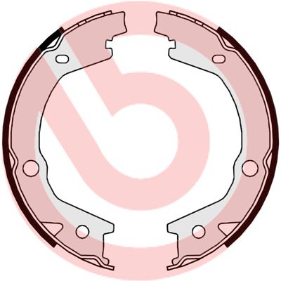 BREMBO Komplet kočionih papuča, parkirna kočnica