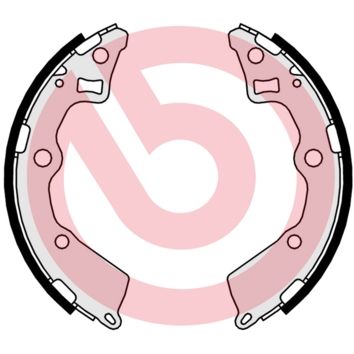 BREMBO Komplet kočionih papuča