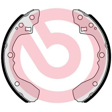 BREMBO Komplet kočionih papuča