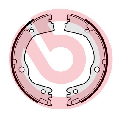 BREMBO Komplet kočionih papuča, parkirna kočnica