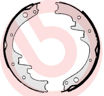 BREMBO Komplet kočionih papuča