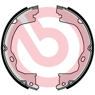 BREMBO Komplet kočionih papuča, parkirna kočnica