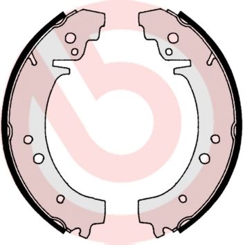 BREMBO Komplet kočionih papuča