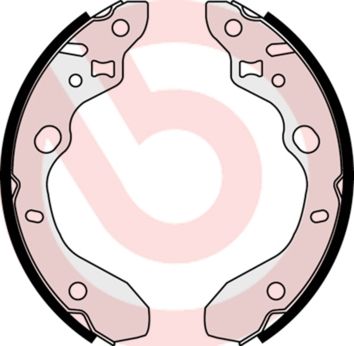 BREMBO Komplet kočionih papuča