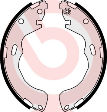 BREMBO Komplet kočionih papuča