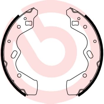 BREMBO Komplet kočionih papuča