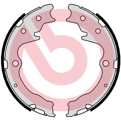 BREMBO Komplet kočionih papuča, parkirna kočnica