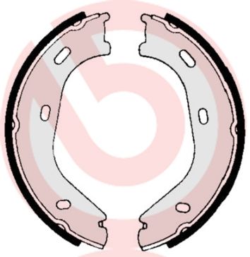 BREMBO Komplet kočionih papuča, parkirna kočnica