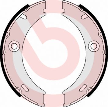 BREMBO Komplet kočionih papuča, parkirna kočnica