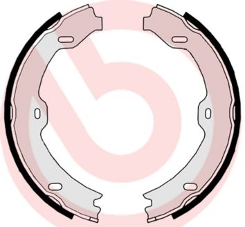 BREMBO Komplet kočionih papuča, parkirna kočnica