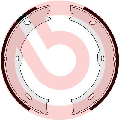 BREMBO Komplet kočionih papuča, parkirna kočnica