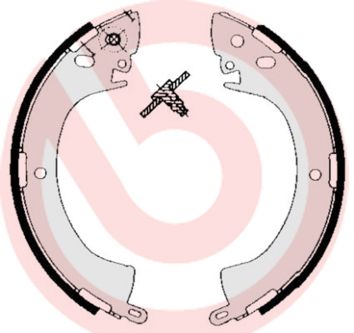 BREMBO Komplet kočionih papuča