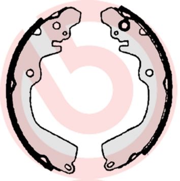 BREMBO Komplet kočionih papuča