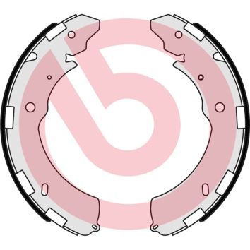 BREMBO Komplet kočionih papuča